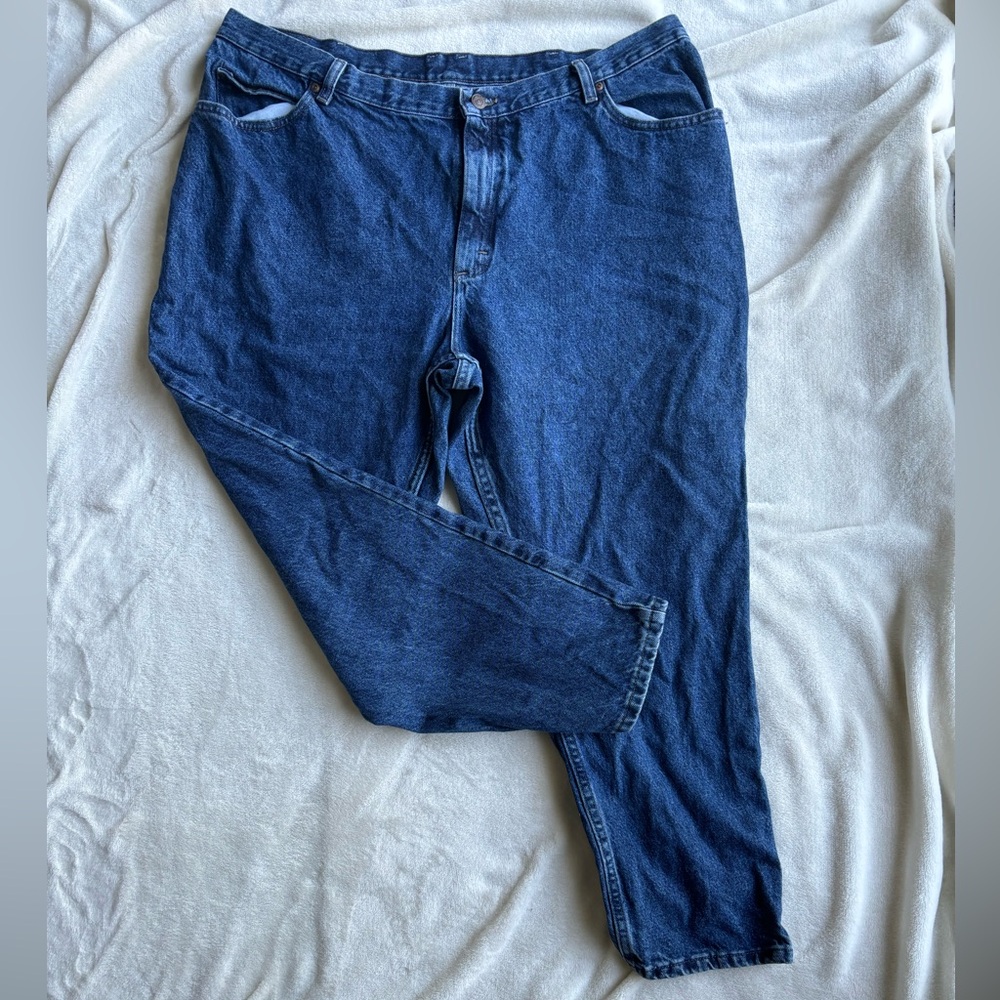 VINTAGE Lee denim capri 24W